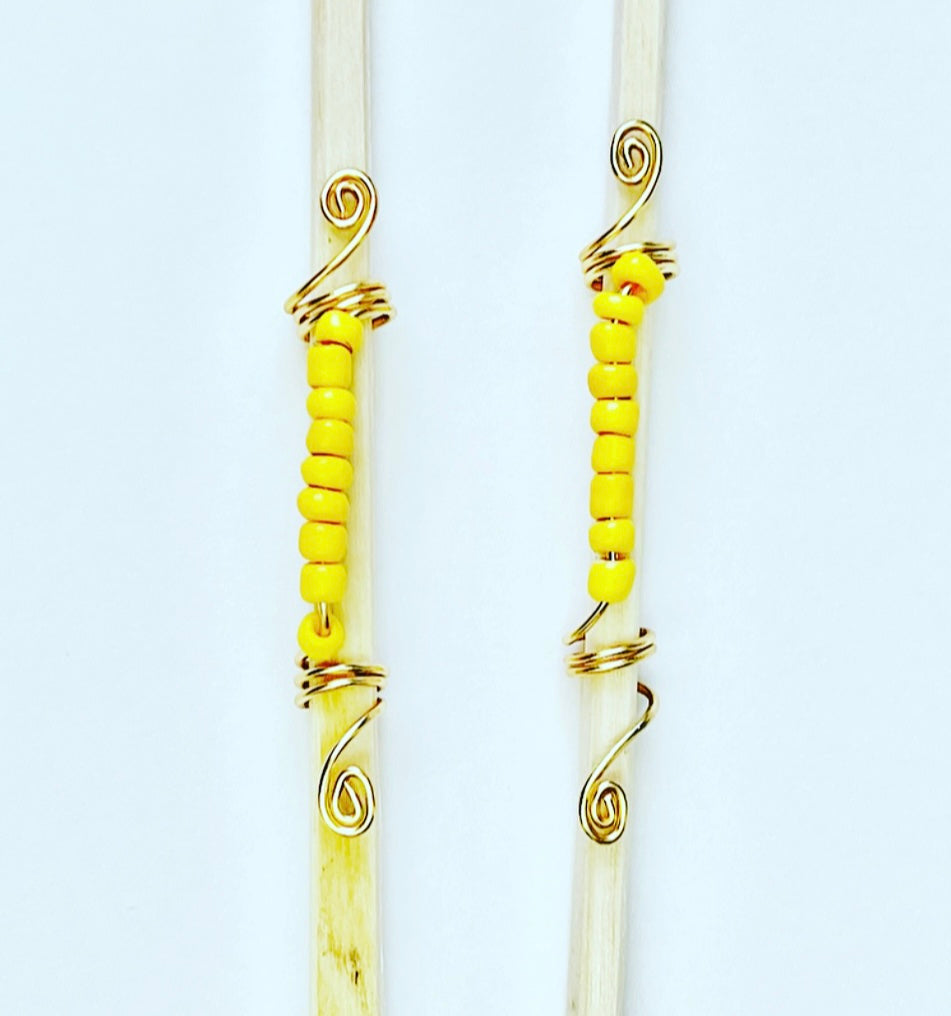 Yellow Loc Jewelry Set