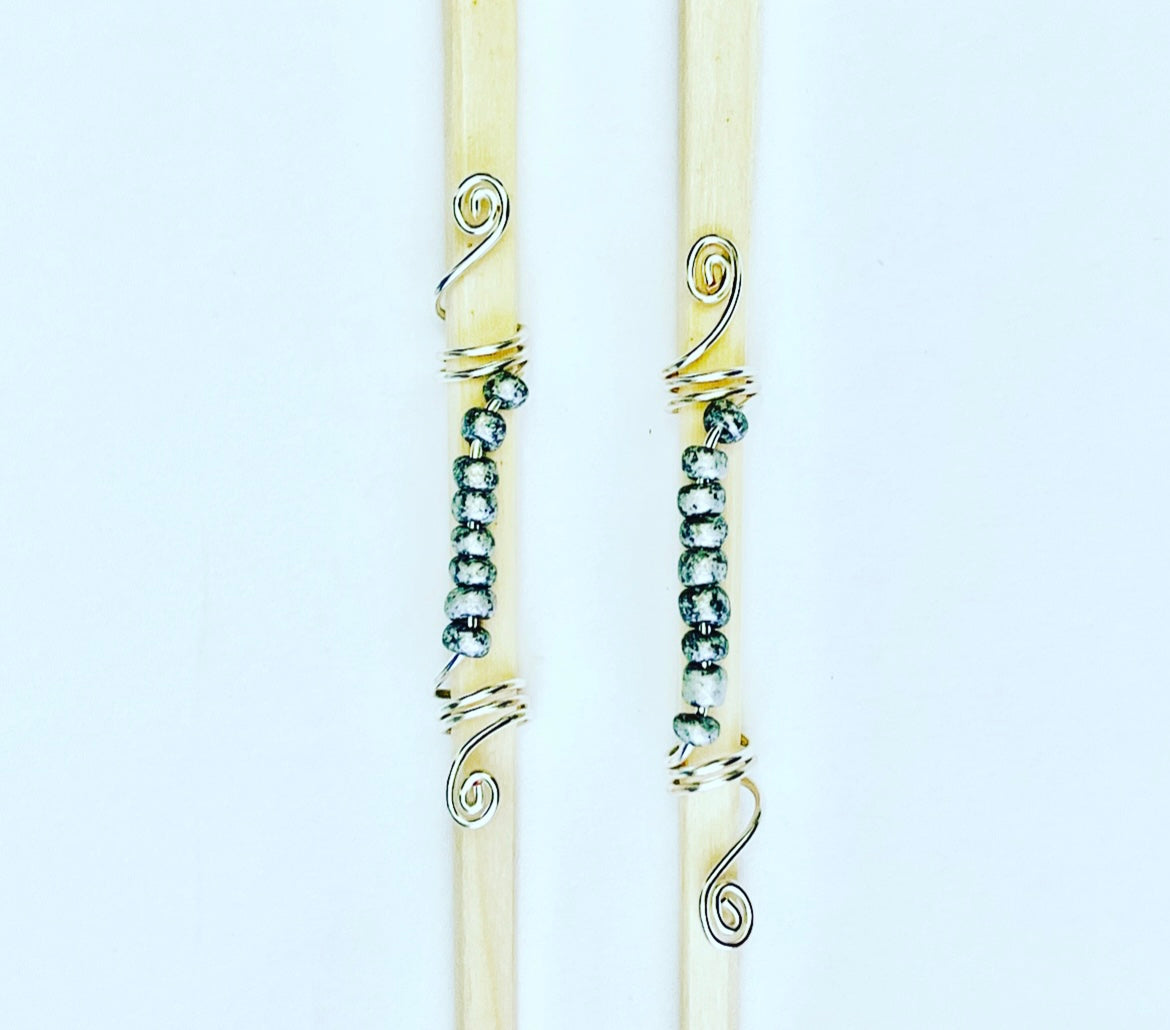 Silver Loc Jewelry Set Crown Accents