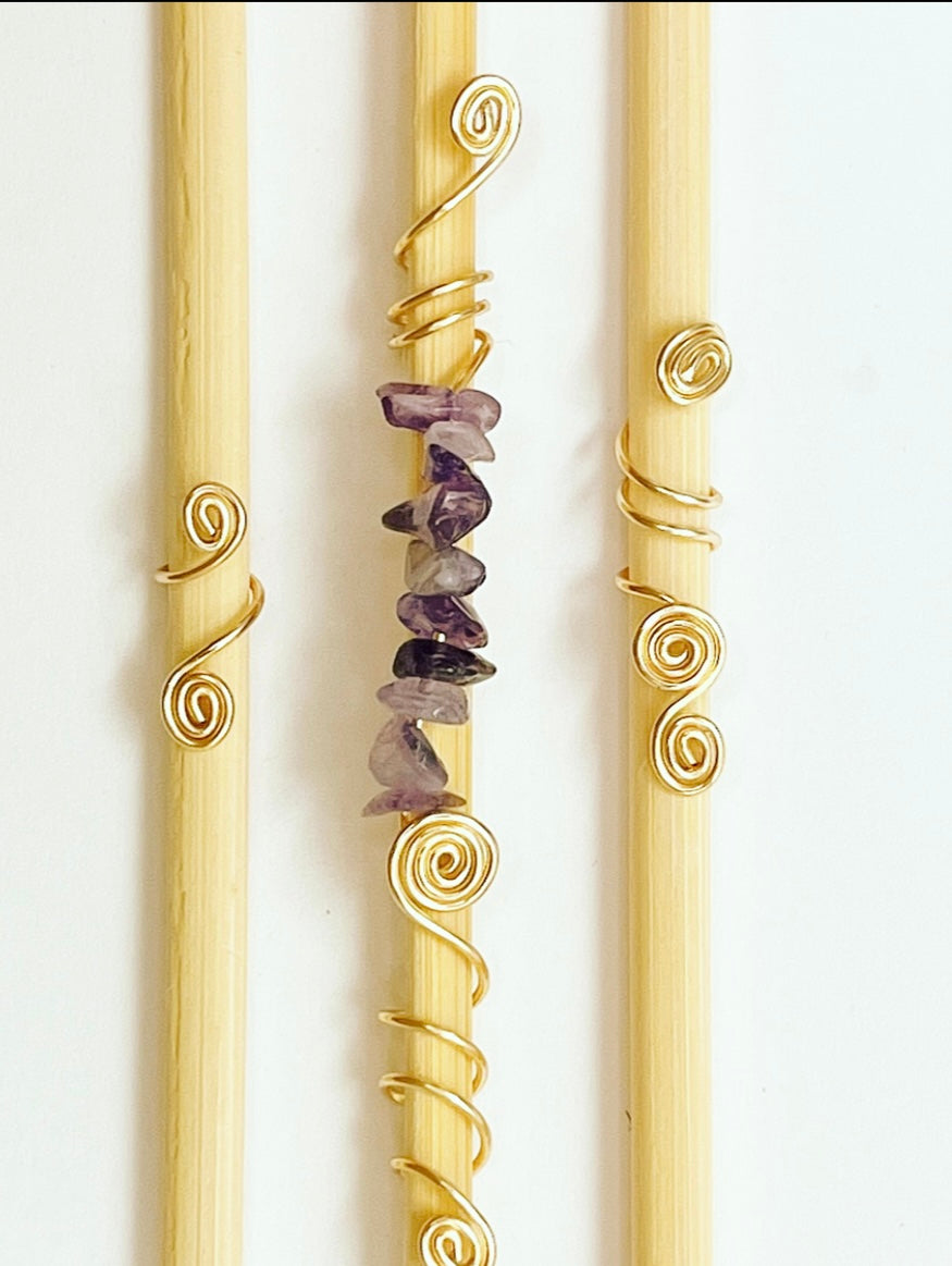 Amethyst - Crystal Loc Jewelry