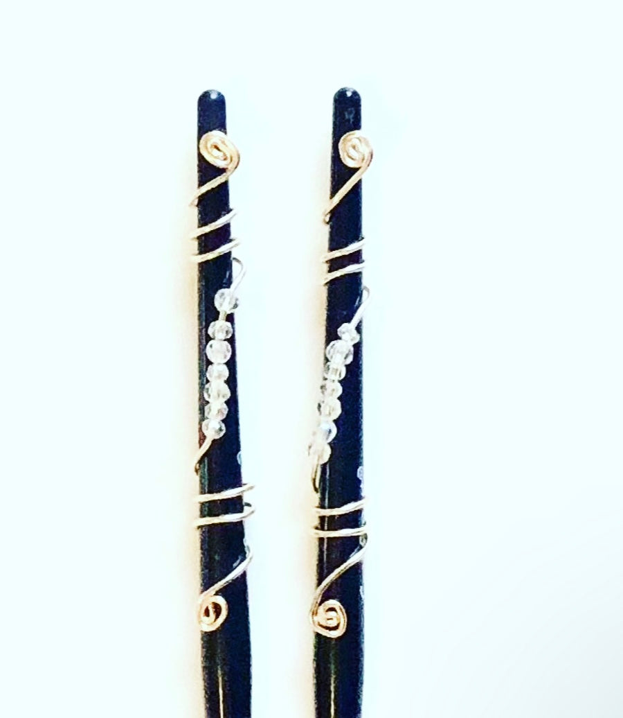 Iridescent Loc Jewelry Set, Iridescent Dread Bead | Mini Loc - Large/Sharpee Loc Size