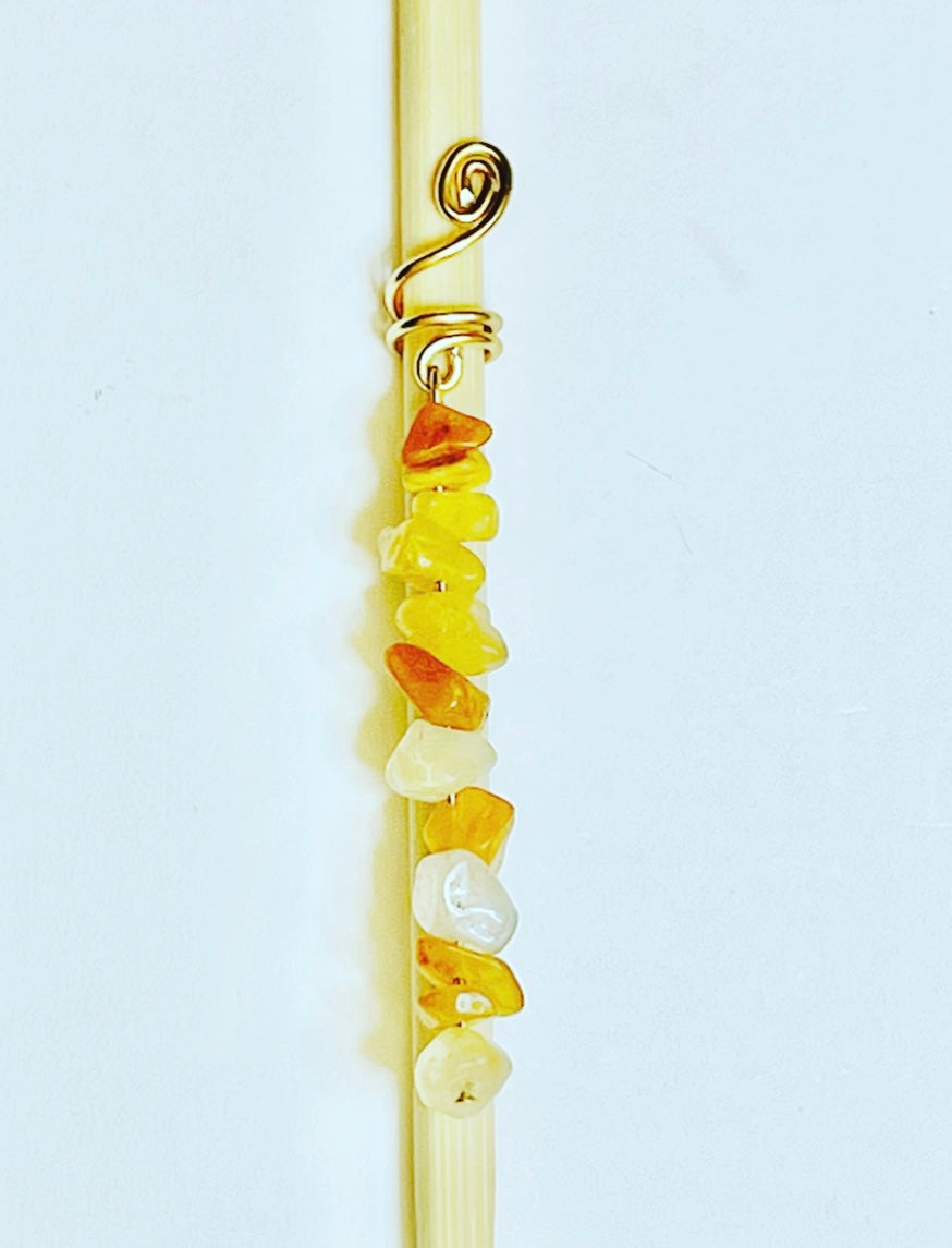 Gemstone Summer Dangle| Crystal Loc Jewelry