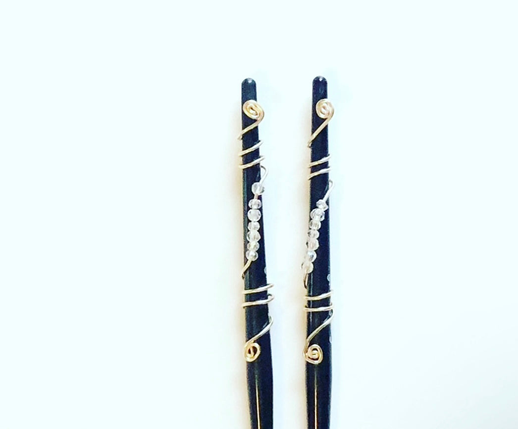Iridescent Loc Jewelry Set, Iridescent Dread Bead | Mini Loc - Large/Sharpee Loc Size