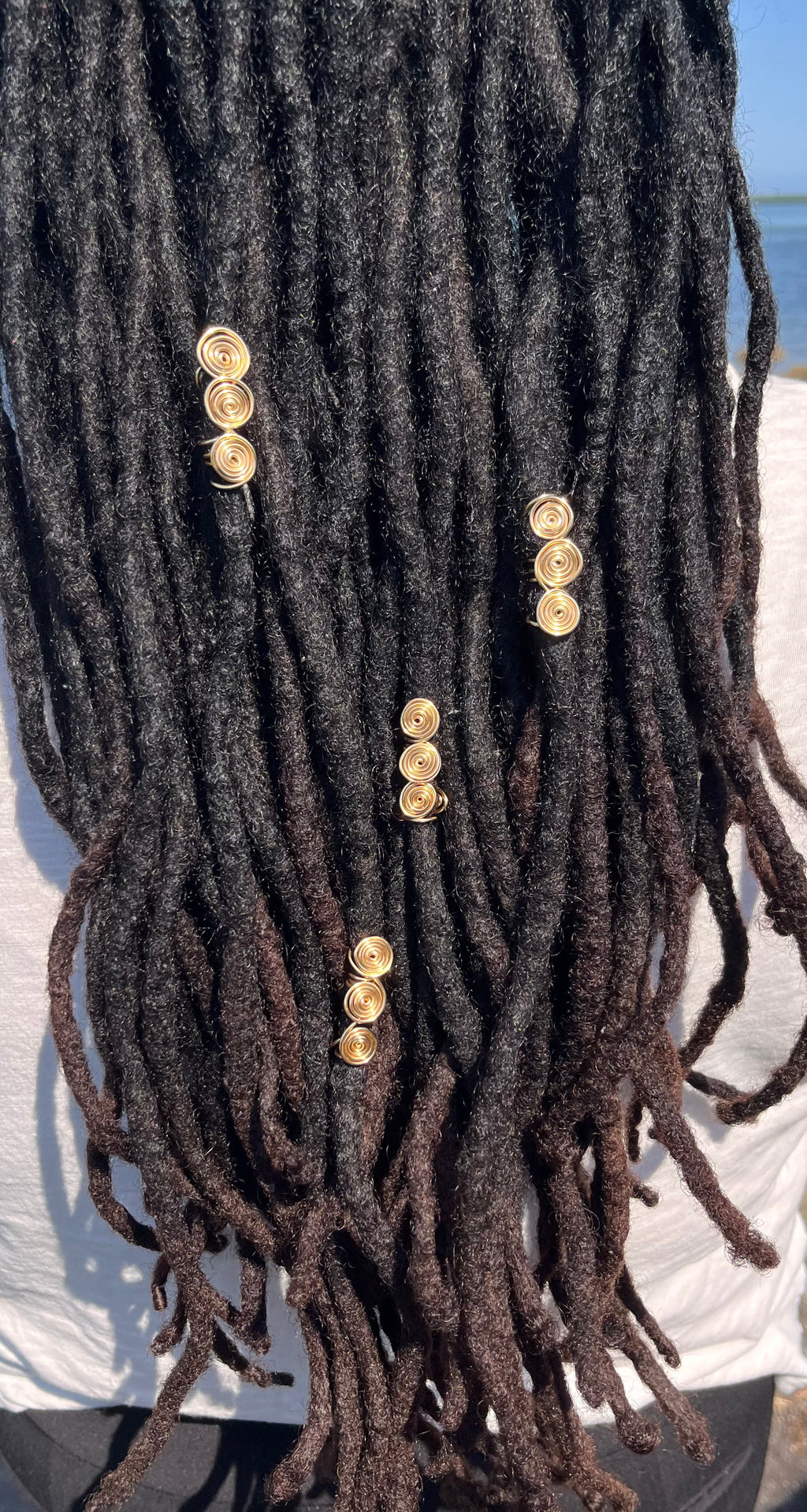 Set of 2 - Triple Spiral Set - Mini Locs - Large/Sharpee Size Locs