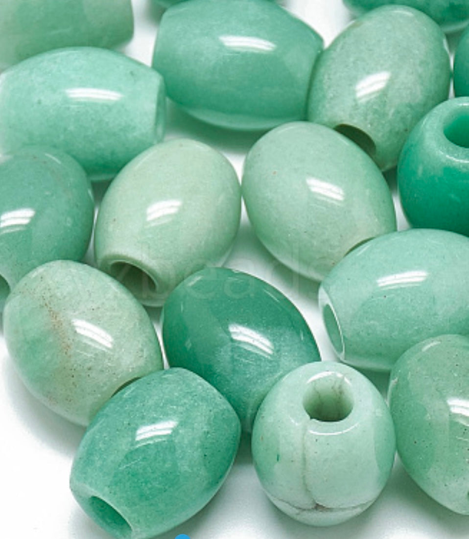Green Aventurine Crystal Loc Bead