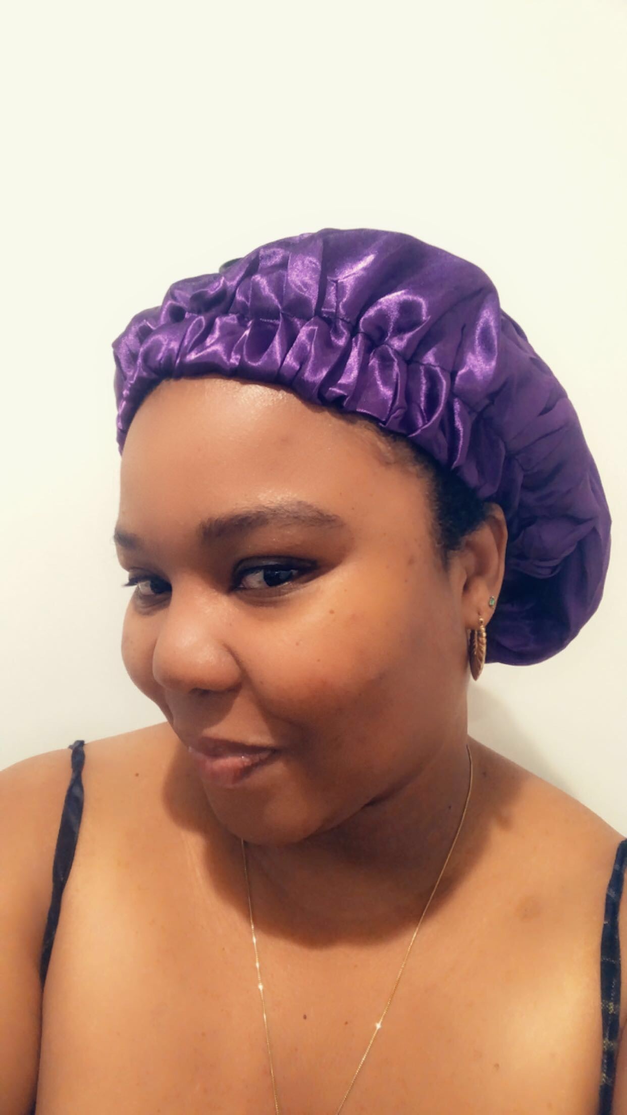 Satin-Edged Adjustable Sleep Bonnet