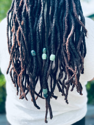 Green Aventurine Loc Bead, Gemstone  Bead
