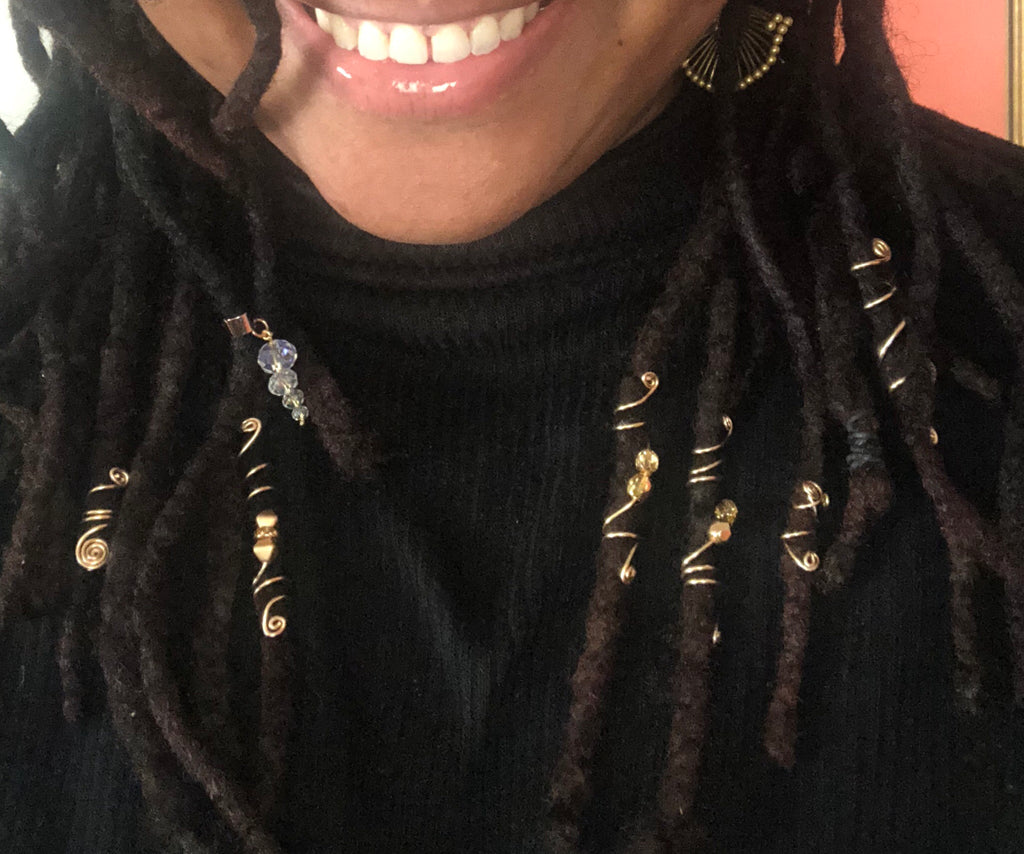 Loc Jewelry, Loc Cuffs, Dreadlock Accessories, Hair Jewel, Dread Beads ...
