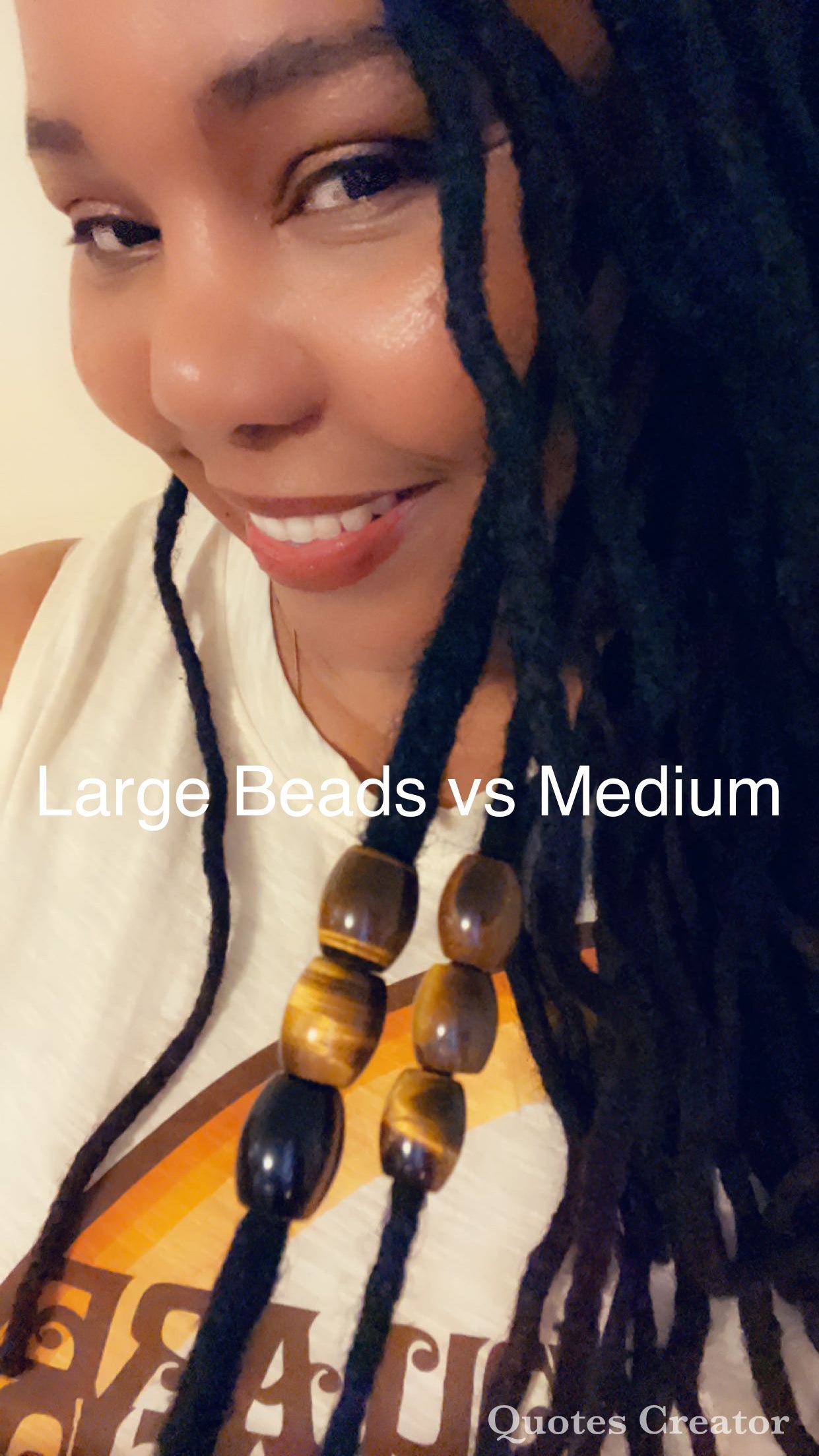 Medium-Sized Amethyst Loc Bead, Purple, Crystal Bead