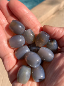 Large Gray Onyx Loc Bead