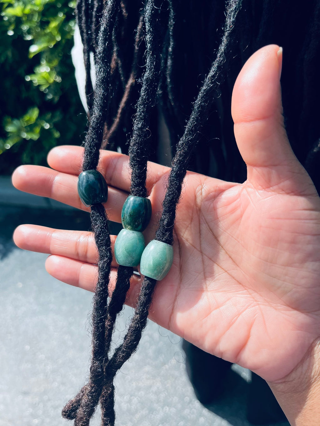 Chunky Quartz Loc Jewelry | Crystal Loc Jewelry