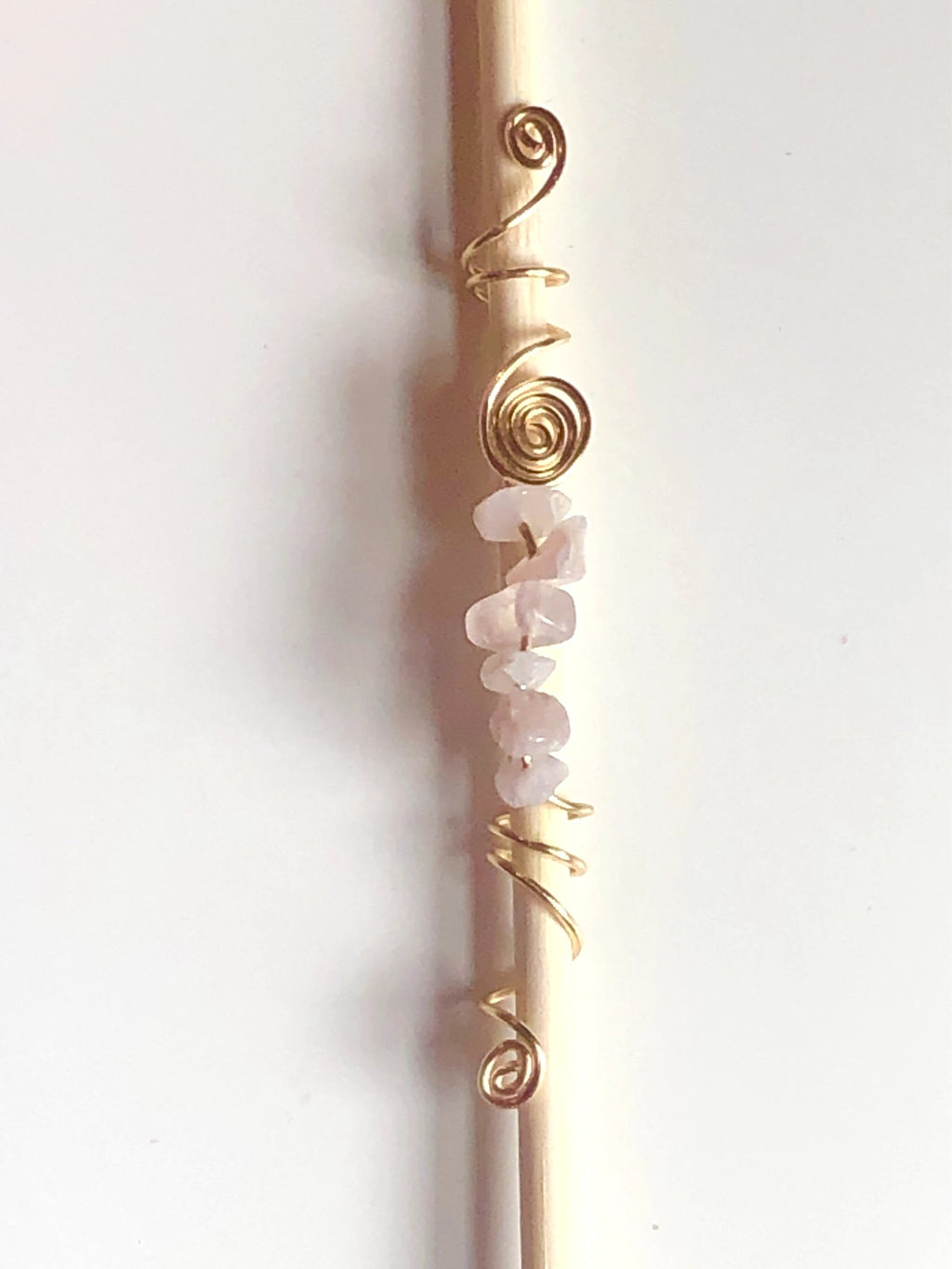 Rose Quartz Loc Jewelry